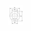 Inel de ridicare cu piulita DIN582 M20, 09522883 UNIQ