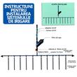 Banda picurare fi16mm, cu picurator plat scurt, grosimea peretelui 6mil-0.15mm, distanta intre picuratori 30cm, debit 2.1L pe ora, rola 3000m, AquaDrop, LW26 Plastic-Puglia 