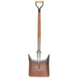 Lopata patrata otel, moale, coada cu maner, 38, 1.5x280x350mm YKS DISSH91