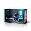 Ghirlanda luminoasa decorativa Smart Wi-Fi Nedis, 168 LED-uri, RGB, 20m, Android / IOS, WIFILX01C168 Nedis