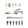 Set accesorii compresor aer, cu pistol, conectori, duze si cuple rapide, 14 piese, RK48