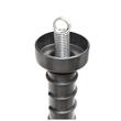 Maner poarta negru cu arc si carlig, BK87669, BY83 