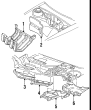 Scut metalic 357018905A  Golf Passat Volkswagen
