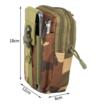 Borseta mica, 6 buzunare, acte, telefon, pentru centura la pantaloni, army B.a.m AKC088
