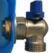 Canistra apa potabila 10L, culcata, cu robinet metal, filet fi26mm, albastra, AGS048
