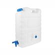 Canistra apa potabila 20L, cu robinet plastic detasabil, alba, atestata alimentar, 86561 Carmotion