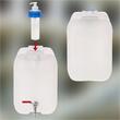 Canistra plastic pentru apa, 20L, cu dozator sapun si robinet PNW041-NIE / PNW042CZ-rosu HICO