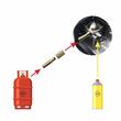 Aragaz portabil camping, aprindere automata, dubla alimentare butelie sau cartus gaz, 86995 Carmotion 