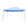 Cort pavilion de gradina, petreceri, metalic, 3x4.5m, pliabil, antiploaie 600D, albastru TT89