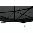 Cort pavilion de gradina, petreceri, metalic, 3x3m, pliabil, antiploaie 600D, gri, 13342 Cattara