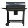 Gratar pe carbune cu roti si termometru, grill 73x37 cm, model BARRAL 99512, Cattara 13044