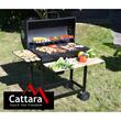 Gratar pe carbune cu roti si termometru, grill 73x37 cm, model BARRAL 99512, Cattara 13044