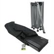 Masa camping pliabila, 123x55cm, din aluminiu, ajustabila, pentru camping, plaja, picnic, cu spatiu depozitare, Roll 13492 Cattara