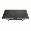 Masa camping pliabila, 123x55cm, din aluminiu, ajustabila, pentru camping, plaja, picnic, cu spatiu depozitare, Roll 13492 Cattara