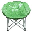 Scaun camping pliabil, verde, Flowers, 13470 Cattara