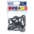 Set 10 bucati carabina 0.1KN, 10kg, 5.5x3.2cm, 883.01 Alca
