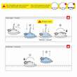 Ventuza fixare cu 2 carlige, 15cm, maxim 10kg, set 2 bucati, Suction Cup Fastening 883.12 Alca