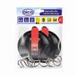 Ventuza fixare cu 2 carlige, 15cm, maxim 10kg, set 2 bucati, Suction Cup Fastening 883.12 Alca