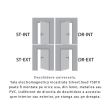 Yala electromagnetica SilverCloud YS810 incastrabila, L 250 mm PNI
