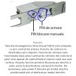 Yala electromagnetica SilverCloud YS810 incastrabila, L 250 mm PNI