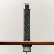 Distribuitor 3 prize camuflat in mobilier USB, metalizat satinat 20430BU