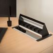 Bloc multipriza, incorporabil, rabatabil, 5 prize 20448