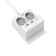 Prelungitor 2 prize cu USB, 2xA,1xC, cu incarcare wireless, cablu 2m, EXTS-2S2M-PROT/USBC3W-Well