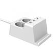 Prelungitor 2 prize cu USB, 2xA,1xC, cu incarcare wireless, cablu 2m, EXTS-2S2M-PROT/USBC3W-Well