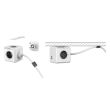 Prelungitor 4 prize cu 2 USB, Schuko, cablu1.5m, PowerCube Allocacoc, P-CUBE-EXTUSB2RD/1.5-ALC