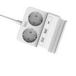 Prelungitor cu 4 prize, 3 USB-uri si USB-C PD20W, ELAD-2SH2EU-PROT/USBC4-WL