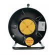 Prelungitor derulator cu tambur metalic, 4 prize, capac cu protectie copii, 50m, 3x2.5mm², Hepol