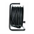 Prelungitor derulator cu tambur metalic, 4 prize, capac cu protectie copii, 50m, 3x2.5mm², Hepol