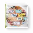 Ceas perete, decor elegant Travel, 30cm, Nedis CLWA007WD30LP