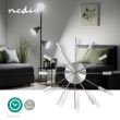 Ceas perete, decor elegant, argintiu, 34cm, CLWA004mt34 Nedis