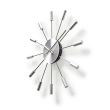 Ceas perete, decor elegant, argintiu, 34cm, CLWA004mt34 Nedis