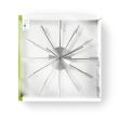 Ceas perete, decor elegant, argintiu, 34cm, CLWA004mt34 Nedis