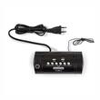 Ceas cu proiectie perete, cu radio si alarma, Led, CLAR005BK Nedis