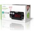 Ceas cu proiectie perete, cu radio si alarma, Led, CLAR005BK Nedis