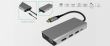 Adaptor multiport USB-C-->HDMI, Vga, 3xUSB PNI-MP10
