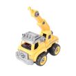 Autospeciala macara cu telecomanda jucarie de constructie care se monteaza DIYcr02