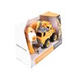 Autospeciala macara cu telecomanda jucarie de constructie care se monteaza DIYcr02