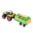 Jucarie Tractor cu remorca POWER Speed Horsepower verde CR09   