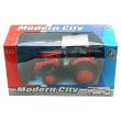 Jucarie tractor rosu cu incarcator frontal Modern City DISCR12R   