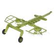 Tractor rosu jucarie cu incarcator frontal si utilaj grebla agricola Farm Truck cr21r