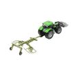 Tractor verde jucarie incarcator frontal+utilaj grebla Farm Truck cr21v