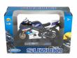 Motocicleta 1:18, SUZUKI GSX-R750 M144SGR75GB WELLY