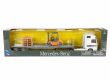 Jucarie Masinuta 1:43, Camion Mercedes cu remorca cu paleti C05765BI