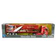 Masinuta 1:43 Camion Mercedes cu Semiremorca, Rosu C05765C