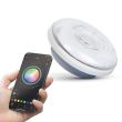 Lampa cu led iluminare piscina, etc, cu magnet, control telecomanda sau smartphone, RGB,cu baterii AAA,  Delight 55852D