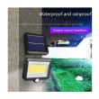 Lampa proiector cu panou solar, senzor lumina si miscare, 3 moduri, telecomanda, 350lm, 2000mAh, KMR5 LA0404 Truckled 
